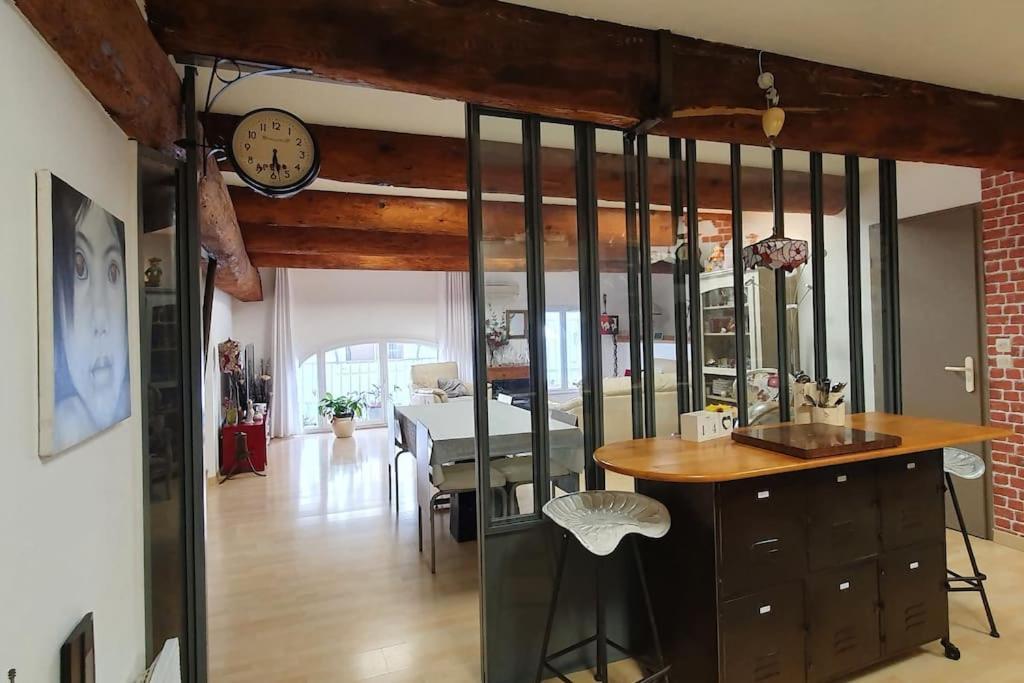 Le Loft Du 31 Deco Charme Cosy Centre Garage Prive Climatisation Διαμέρισμα Σετ Εξωτερικό φωτογραφία